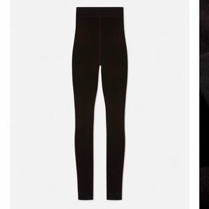 ☀️ 3/$15 Primark Lightweight Velvet Plush Lined Leggings Tights Black